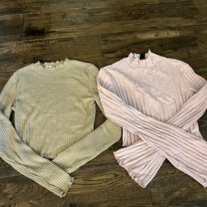 Pair of high neck long sleeves